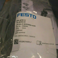 FESTO VALVE TERMINAL ASSMBLY 539105 MPAMPMVI 32EMPM+HF 32PSGLRM3BSWBU6GKK