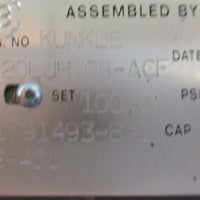 Kunkle 920LJHM08 ACF Safety Relief Valve 2" Inlet x 3" Outlet 7531 LB/H