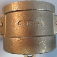 PT Coupling 20V & 20A 316SS Stainless Adapter w/ Cam & Groove Cap NWOB