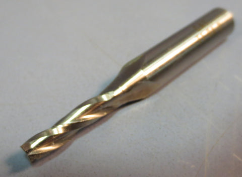 Weldon 1° Tapered End Mill: T16A2, 3/16"DIA, 3/8"SHK, HSS, 3FL, USA
