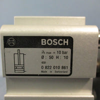 BOSCH 0822010861 Pmax 10 BAR Pneumatic Cylinder DBL Acting 50mm Bore 10mm Stroke
