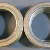 Lot of 2 Crouse Hinds RE108 Conduit Hub Reducer 4" x 3" Feraloy Iron Alloy 3" ID