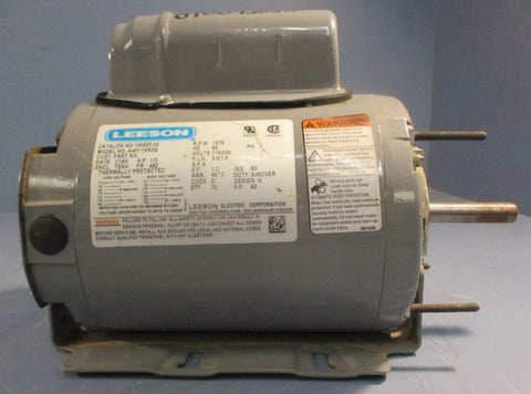 Leeson 100825.00 Electric Fan Motor A4P11NR3G 1075RPM 1/3HP 1PH 1/2" Shaft Dia