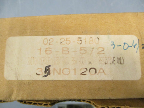 MDI 35NO-120A Mercury Contactor 120 VAC 50/60 Hz Coil