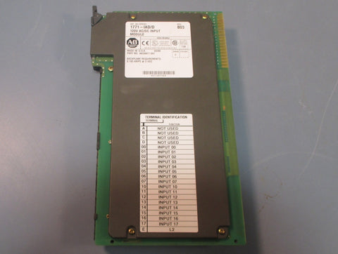 Allen Bradley 1771IAD/D Rev. B03 120V AC/DC Input Module Series D Used
