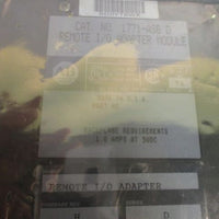 Allen Bradley Remote I/O Adapter Module Series D Firmware Rev. H 1771ASB D
