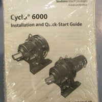 Sumitomo Cyclo 6000 Gearbox CNFJS6125Y17 17:1 Ratio 11/2" Shaft Dia NOS