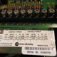 ALLENBRADLEY 1336 Plus AC DRIVE ADJUSTABLE FREQUENCY SERIES C 1336SB007AAEN3