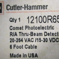 Eaton Cutler Hammer 12100R6513 Photoelectric Thru-Beam Detector 20-264VAC