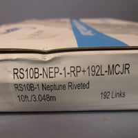 TSUBAKI NEPTUNE CORROSION RESISTANT ROLLER CHAIN RS10BNEP1RP+192LMCJR