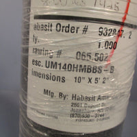 HYTROL CONVEYOR BELT 10" x 5'2" UM140HMBBSB