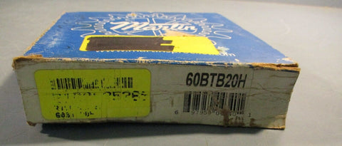 Martin 60BTB20H Single Row Roller Chain Sprocket 2" Bore NOS