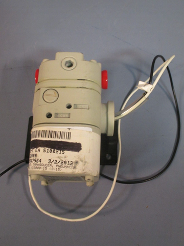 Telmar, Inc Pneumatic Valve Transducer Model 512000-15