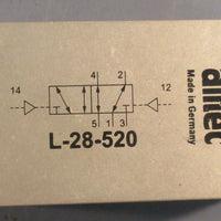Airtec L-28-520 Bistable Air Pilot Valve G1/8" 0-10bar 0-140PSI 3" Length