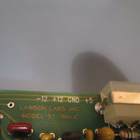LAWSON LABS, INC PROCESS CONTROL BOARD/PC BOARD REV. C MODEL 57