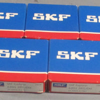 SKF 6201-2RSJEM Deep Groove Ball Bearing 12mm Bore 32mm OD 10mm W Lot of 5