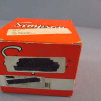 Simpson Analog Panel Meter, Black Spade Type Pointer, AC Current, 0A to 5A 01330