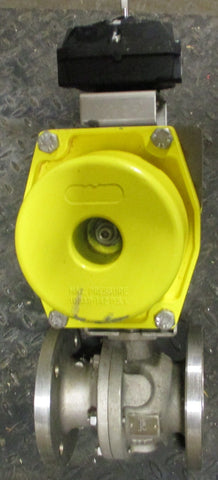 Apollo 87A10001 Ball Valve w/ Pneumatic Actuator Moniteur FMYB-5120 Transmitter