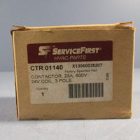 SIEMENS 42AF35AJAHT Furnas Definite Purpose Contactor 3 Pole 25A 600V 24V Coil
