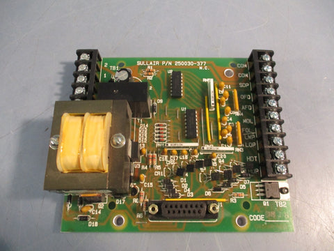 Sullair 250030377 Safety Board & Annunciator Board 8pt NC PCB Board