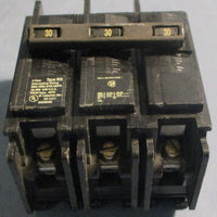 Siemens BQ3B030 Circuit Breaker 3 Pole 30A Type BQ 240VAC