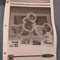 Winsmith E20MDSM51230D4 SE Maximizer Plus Speed Reducer 25:1 1750 RPM 1.01HP