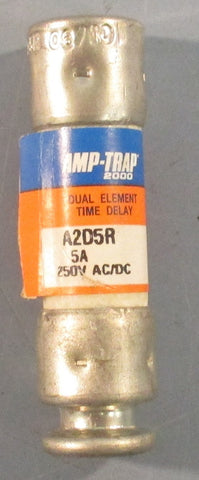 Ferraz Shawmut Amp-Trap A2D5R Time Delay Fuse Dual Element 5A 250V Lot of 7