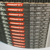Gates 5320-14MGT-115 Powergrip GT4 Heavy Duty Synhronous Timing Belt 9579-0193