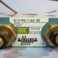 MAC Solenoid Valve 811CPM111AA193 w/ MAC PME111AAAA Coil NWOB