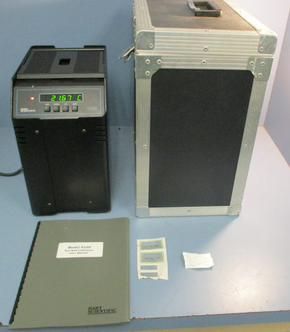 Hart Scientific 9105 Laboratory Dry Well Calibrator w/ Case 25 Deg  140 Deg C