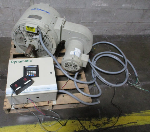 Dynamatic AS-706-02 Eddy Current Brake w/ EC 2000 Controller 2-1/8" Shaft Dia