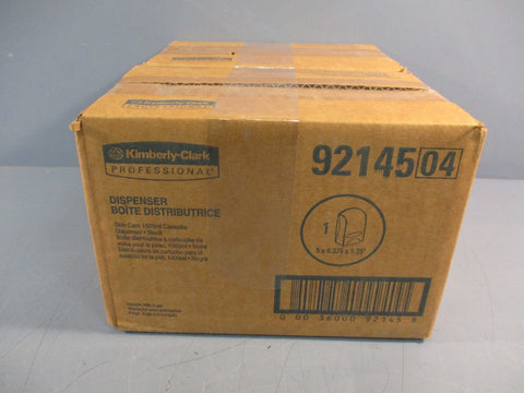 Lot of (2) Kimberly-Clark 92145 Black Wall Mount Hand Soap Sanitizer Dispenser