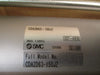 SMC PNEUMATIC TIE ROD AIR CYLINDER w/BRACKET CDA2D63-150JZ