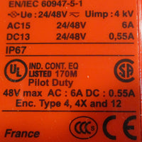Telemecanique XCSE8511 Safety Limit Switch 071993 24/48V XCSE