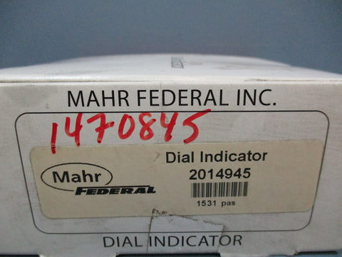 Mahr 2014945 Dial Indicator Factory Sealed