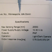 (Lot of 2) Banner QS18VP6RQ8 Photoelectric Sensor 1030VDC