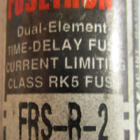 Bussmann Fusetron FRSR2 Dual Element Current Limiting Time Delay Fuse (11 Lot)