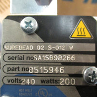 NORDSON 8515946 Surebead Hot Melt Gun BCMSURS01202ACAWRBXXXXN03 240V, 200W