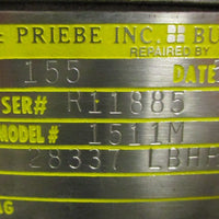 Consolidated Valves 1511 Flanged Relief Valve Size 3 Type 1511M 150 PSI Set Pres