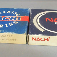 Nachi Radial Ball Bearing (Lot of Two) 6013ZZE C3