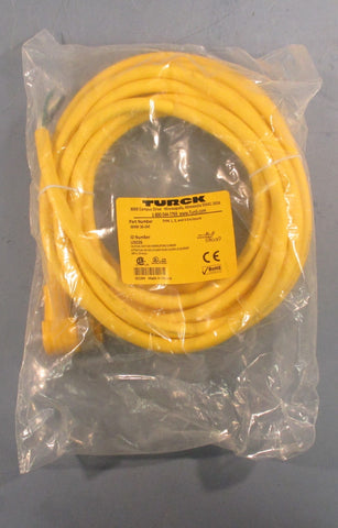 Turck WKM 366M Single Ended Cordset U5026 7/8" Female PVC 6m Length