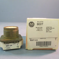 ALLEN BRADLEY SELECTOR SWITCH 2 POSITION TYPE 4, 13 SER. T 800T-H4