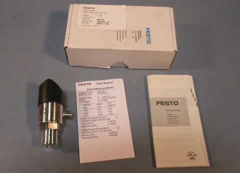 Festo SPAW-P6R-G14F-2PA-M12 Pressure Sensor Gauge 8022779 0-6 Bar NIB