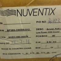 Box of 80 Nuventix 5 VDC SynJet Par3833W Cooler Model SP38SCM005012 NIB