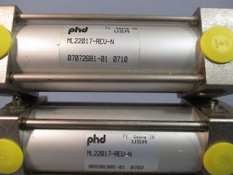 Lot of 2 Phd Cylinder ML22017REVN