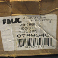 Falk 0789346, 20R10 Hub 1.50" Bore, 3/8 x 3/16 KW Coupling Hub