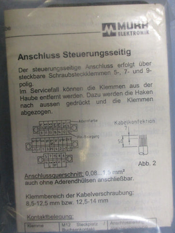 Murr Elektronik 27114 Housing/Distribution Module 554T4