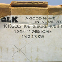 Falk 1010GC02 Hub Rebore Hub #1, 1.249 / 1.2495 w/ 1/4 x 1/8" KW NIB