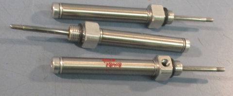 Bimba 0071-R Pneumatic Air Cylinder With Spring Return 1" Stroke Lot of 3