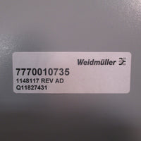 Weidmuller Connection Box 77700101735 11481170000 REV AD Q11827431